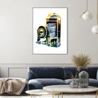 Vintage Washington DC by GI ArtLab on GIANT ART - yellow pop art - alternative