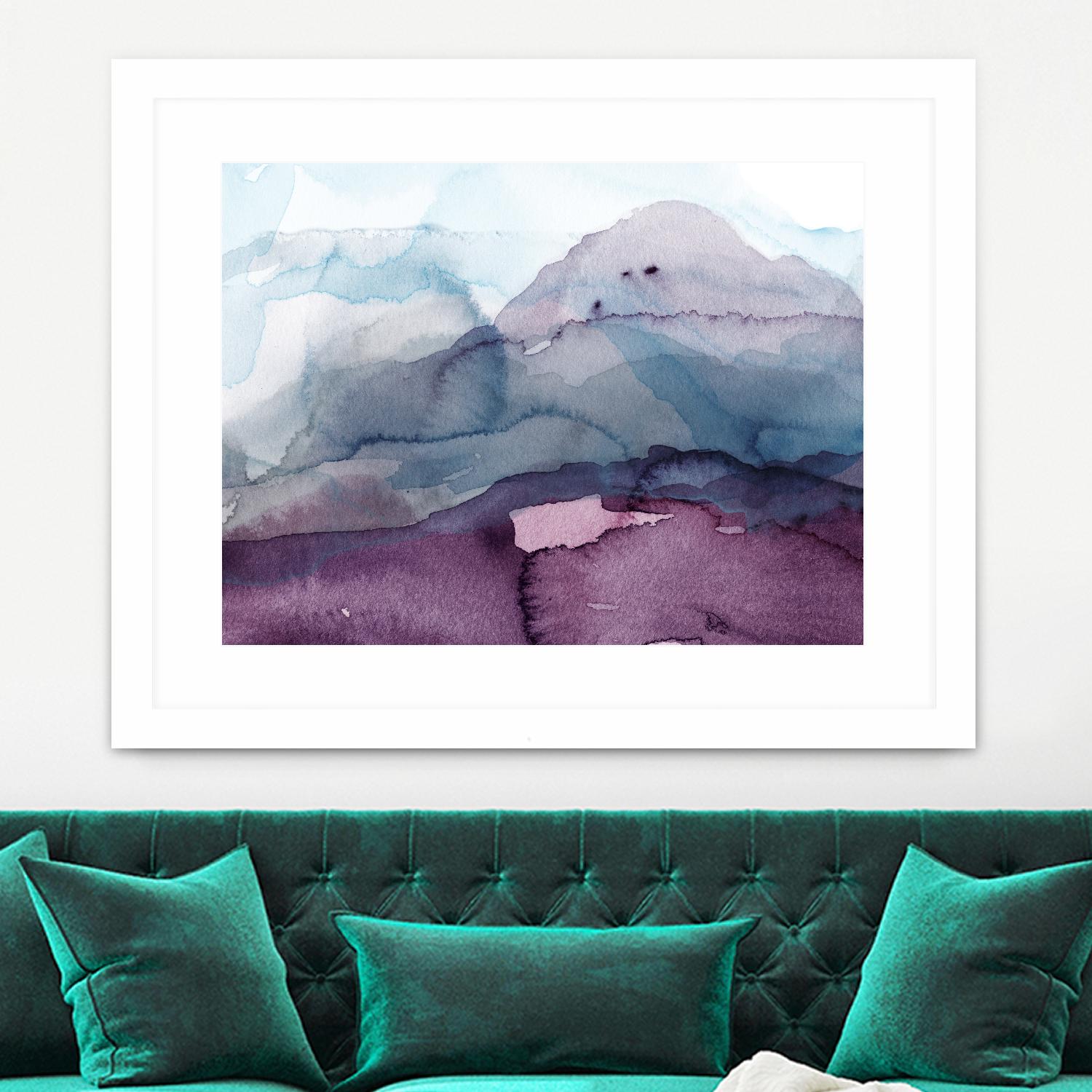Water Landscape by GI ArtLab on GIANT ART - grey abstract