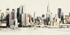 New York Waterfront A by GI ArtLab on GIANT ART - black city scene