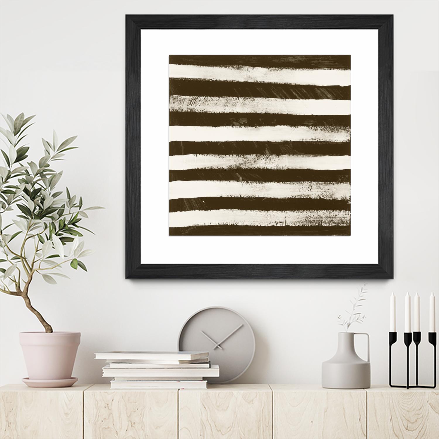 Sepia A by Franka Palek on GIANT ART - beige abstract
