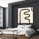 Sepia K by Franka Palek on GIANT ART - beige abstract