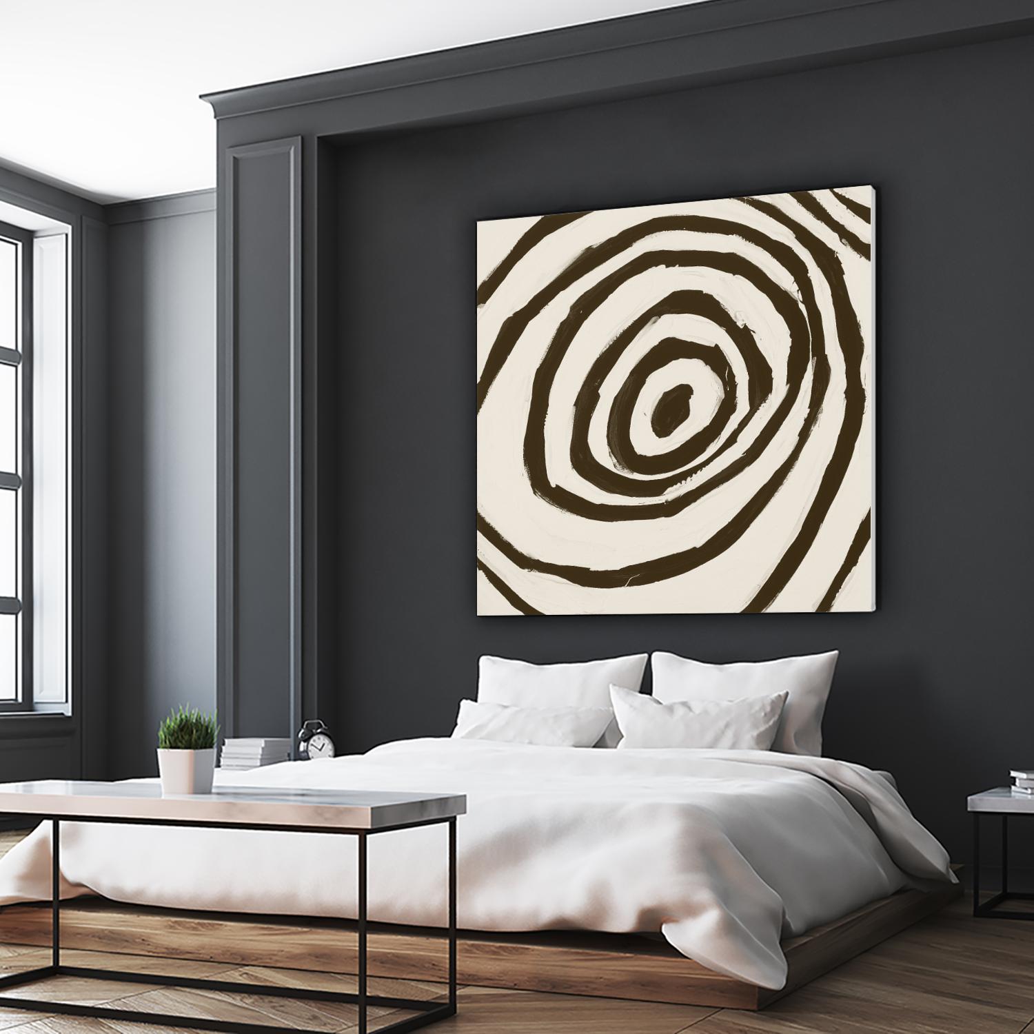 Sepia L by Franka Palek on GIANT ART - beige abstract