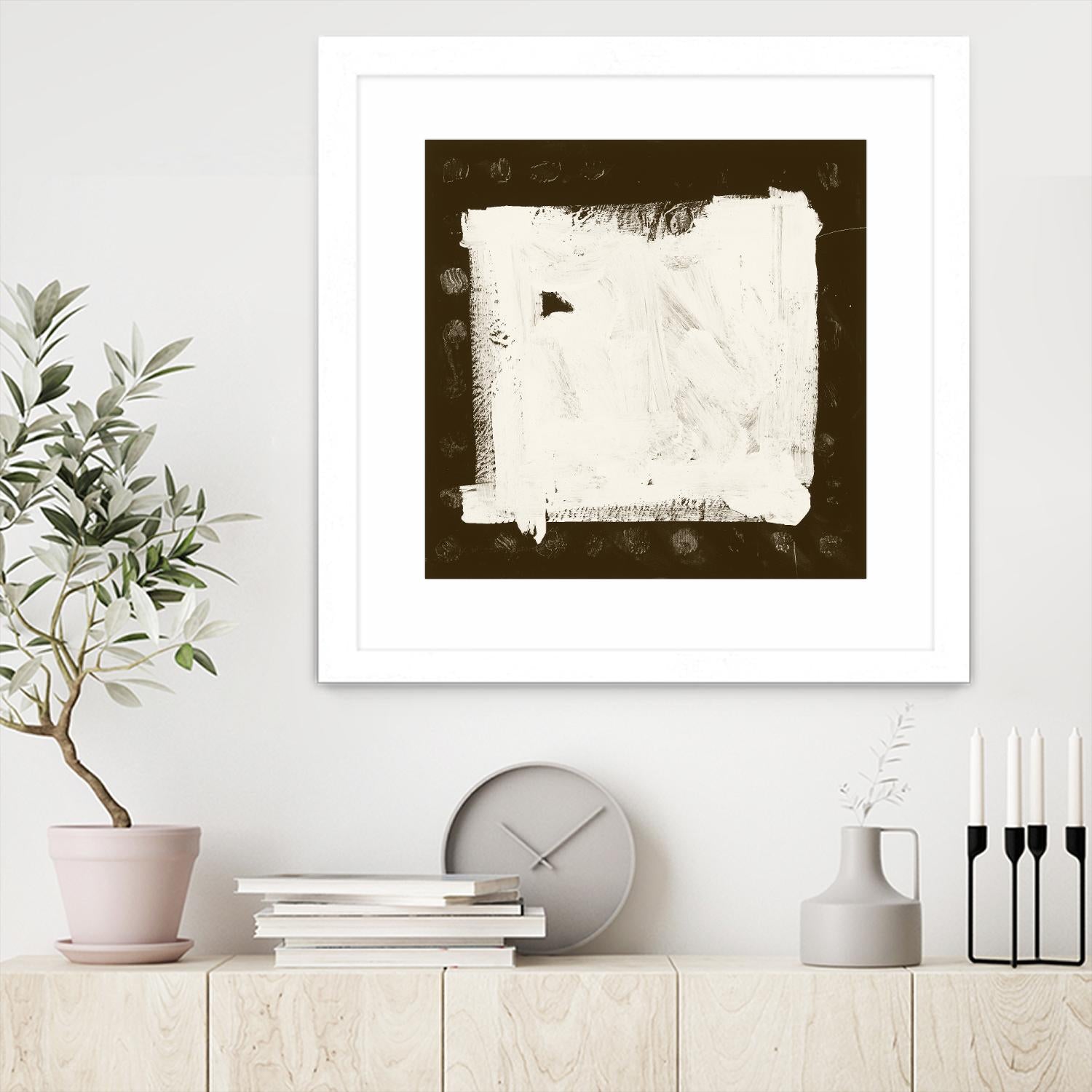 Sepia M by Franka Palek on GIANT ART - beige abstract