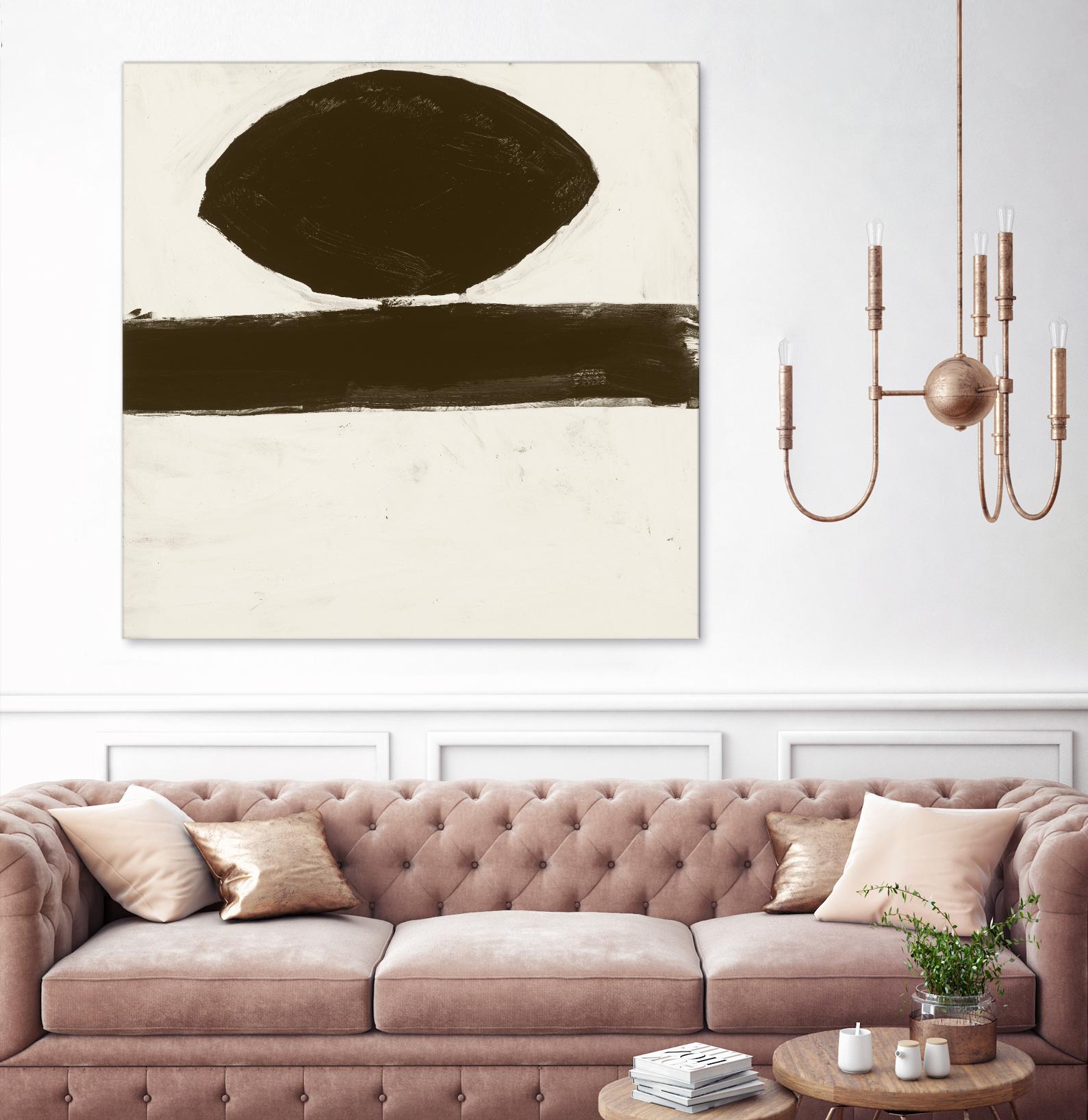 Sepia O by Franka Palek on GIANT ART - beige abstract