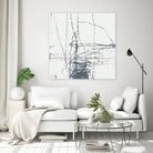 Chalk Doodles G by Gregory Garrett on GIANT ART - beige abstract