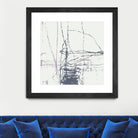 Chalk Doodles G by Gregory Garrett on GIANT ART - beige abstract
