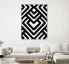Monochrome Patterns 6 by Natasha Marie on GIANT ART - black abstract