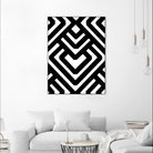 Monochrome Patterns 6 by Natasha Marie on GIANT ART - black abstract