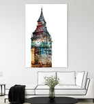 London Spirit by THE Studio on GIANT ART - blue city scene