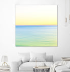 Minimalist Green Water by Kyle Goldie on GIANT ART - blue sea scene