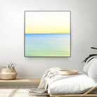 Minimalist Green Water by Kyle Goldie on GIANT ART - blue sea scene