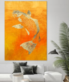 Koi by THE Studio on GIANT ART - beige oriental