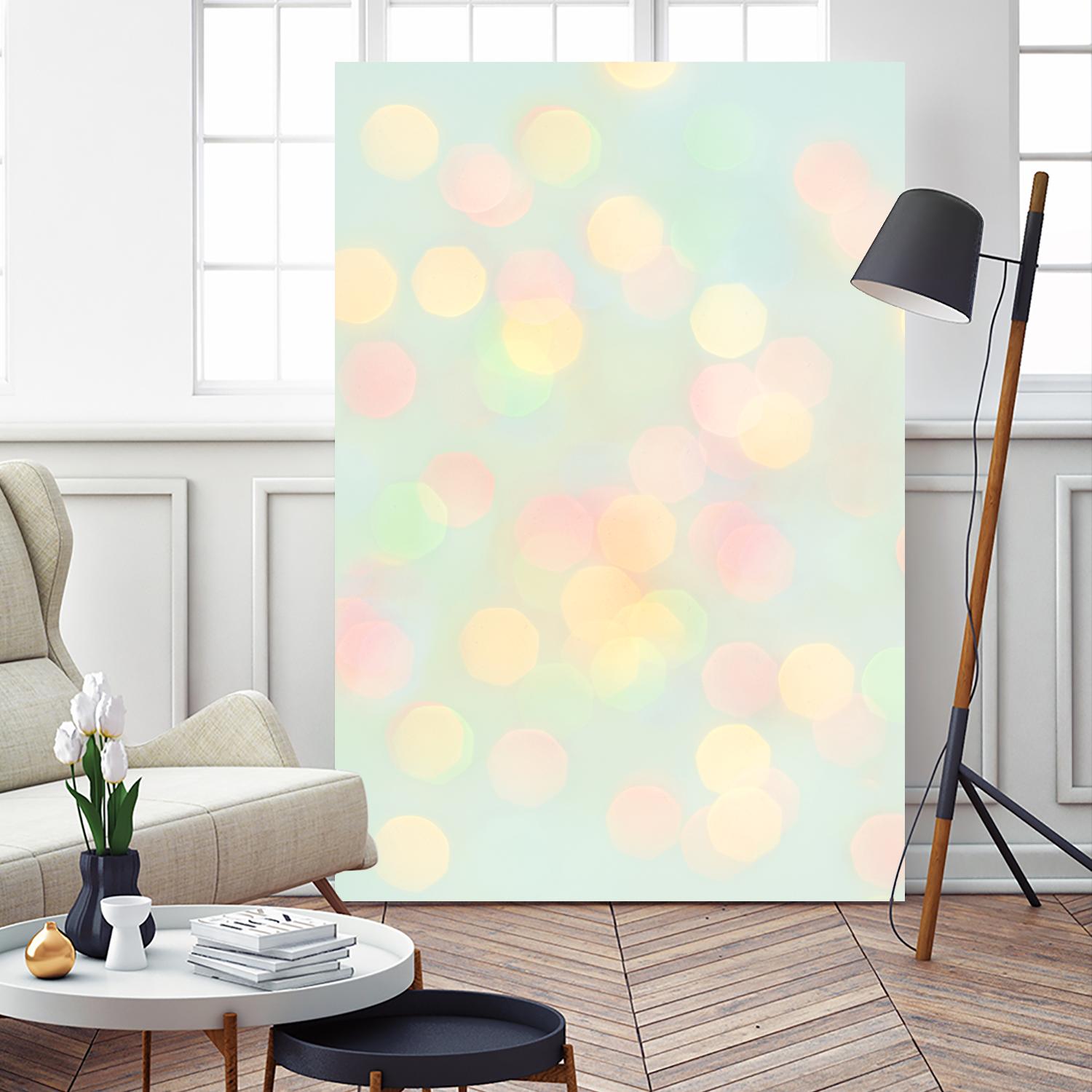 Sparkle by Libertad Leal on GIANT ART - pink abstract