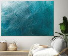 Water Texture Two Birds Eye by Kyle Goldie on GIANT ART - blue abstract
