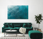 Water Texture Two Birds Eye by Kyle Goldie on GIANT ART - blue abstract