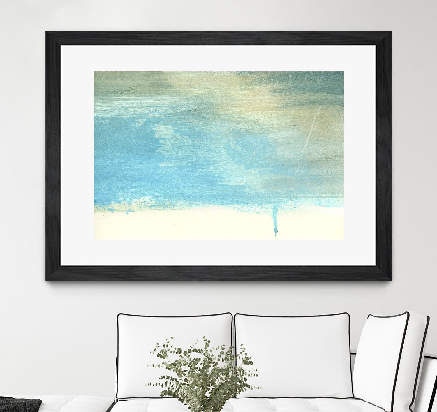 Coastal Seascapes A by THE Studio on GIANT ART - beige abstract