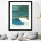 Coastal Seascapes C by THE Studio on GIANT ART - green abstract print beach house