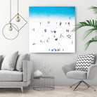 Whitewashed Beach B by THE Studio on GIANT ART - blue everyday life