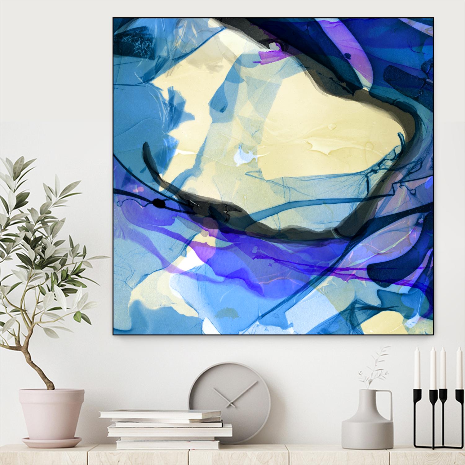Neon Dreaming I by THE Studio on GIANT ART - purple abstract