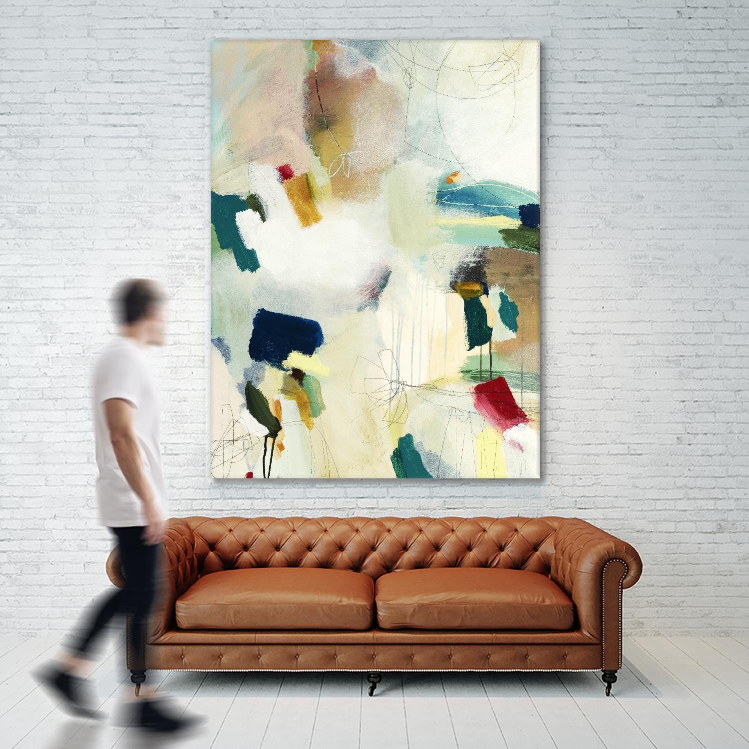 Medley 1 by Kyle Goderwis on GIANT ART - blue abstract