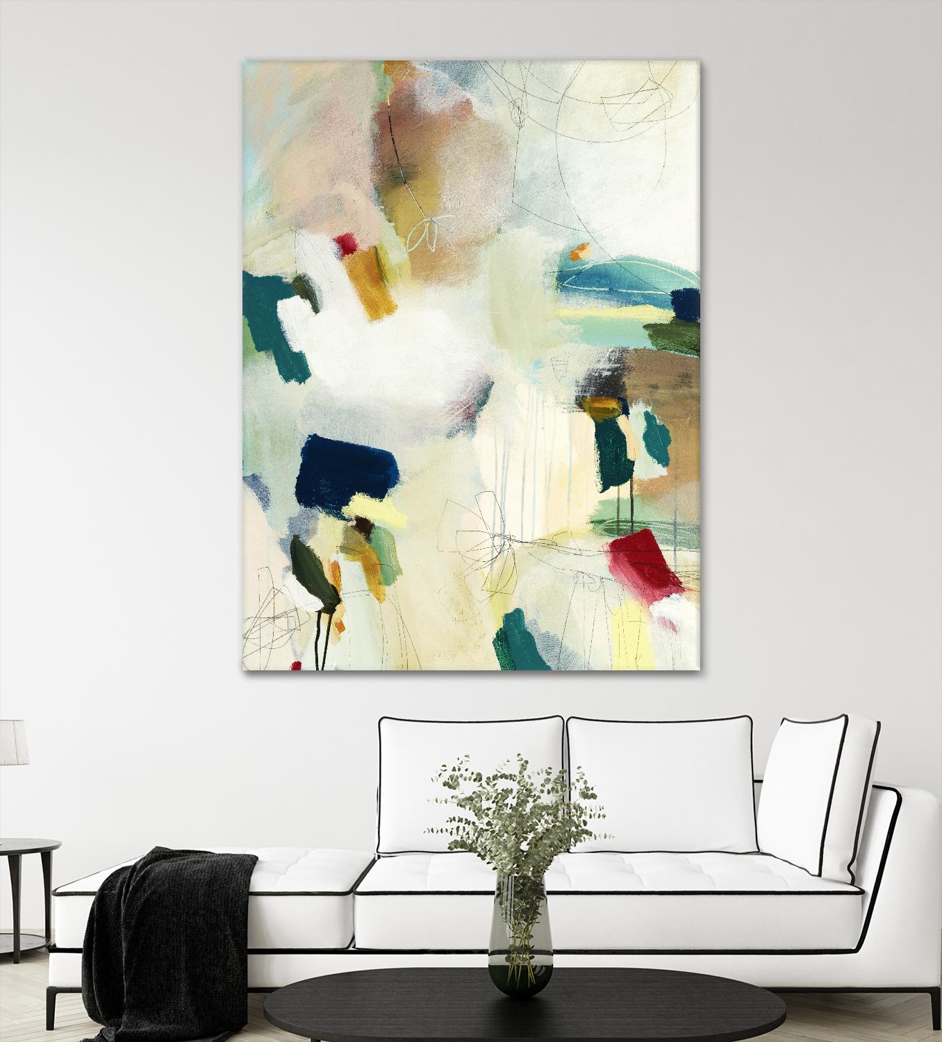 Medley 1 by Kyle Goderwis on GIANT ART - blue abstract