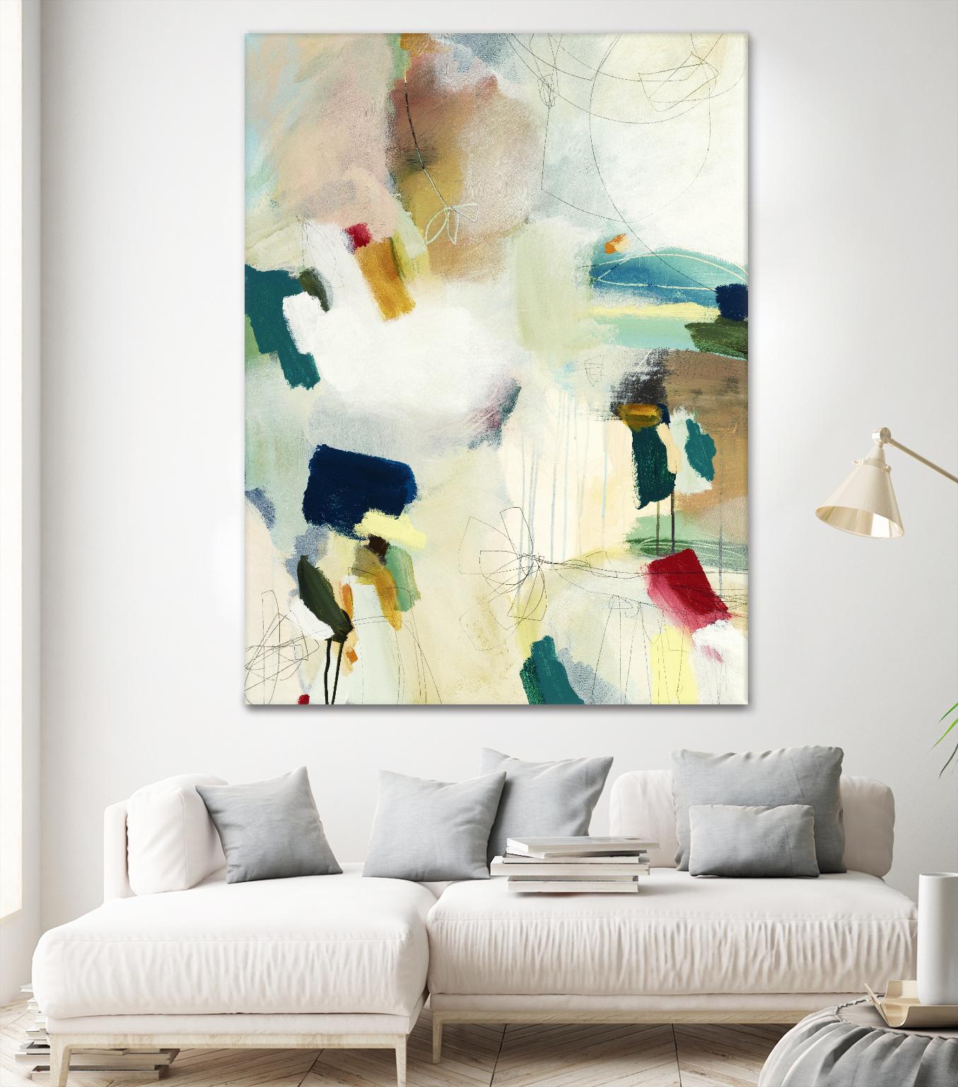Medley 1 by Kyle Goderwis on GIANT ART - blue abstract