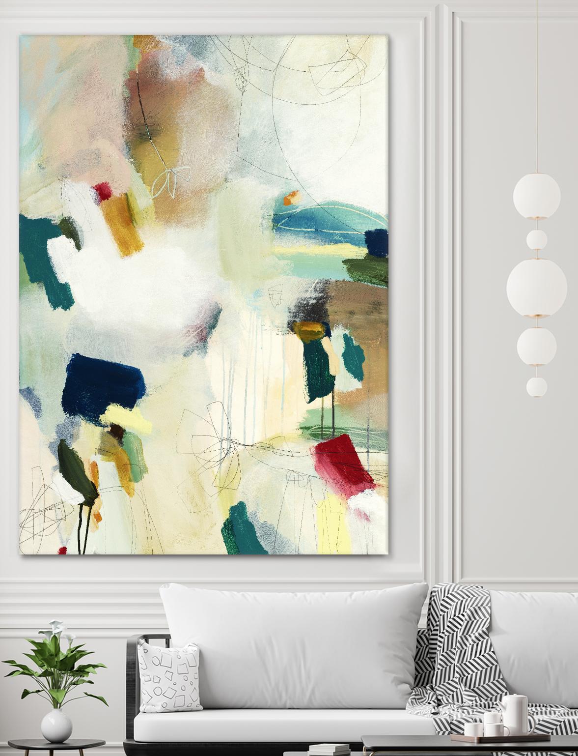 Medley 1 by Kyle Goderwis on GIANT ART - blue abstract