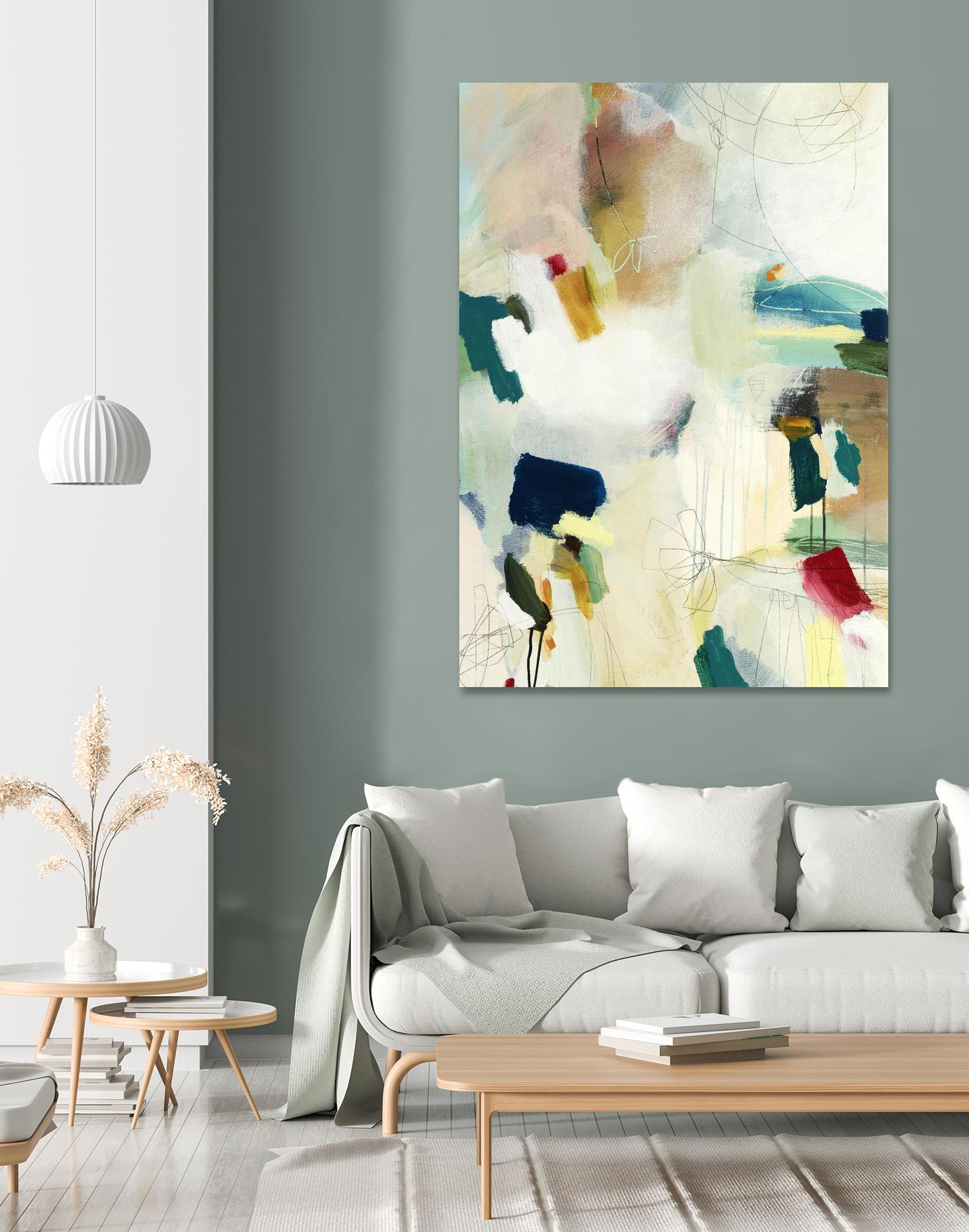 Medley 1 by Kyle Goderwis on GIANT ART - blue abstract