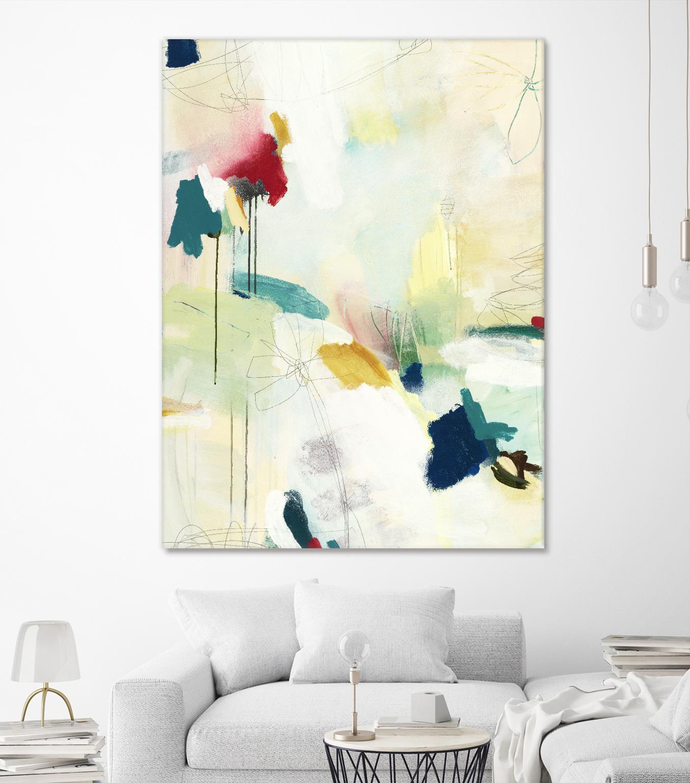 Medley 2 by Kyle Goderwis on GIANT ART - blue abstract