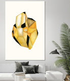 Faceted Gem D by Natasha Marie on GIANT ART - white abstract