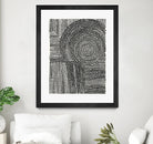 Clustered Dots B by Natasha Marie on GIANT ART - black abstract