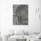 Clustered Dots B by Natasha Marie on GIANT ART - black abstract