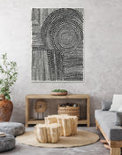Clustered Dots B by Natasha Marie on GIANT ART - black abstract