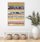 Paper Strip Collage A by Natasha Marie on GIANT ART - orange abstract