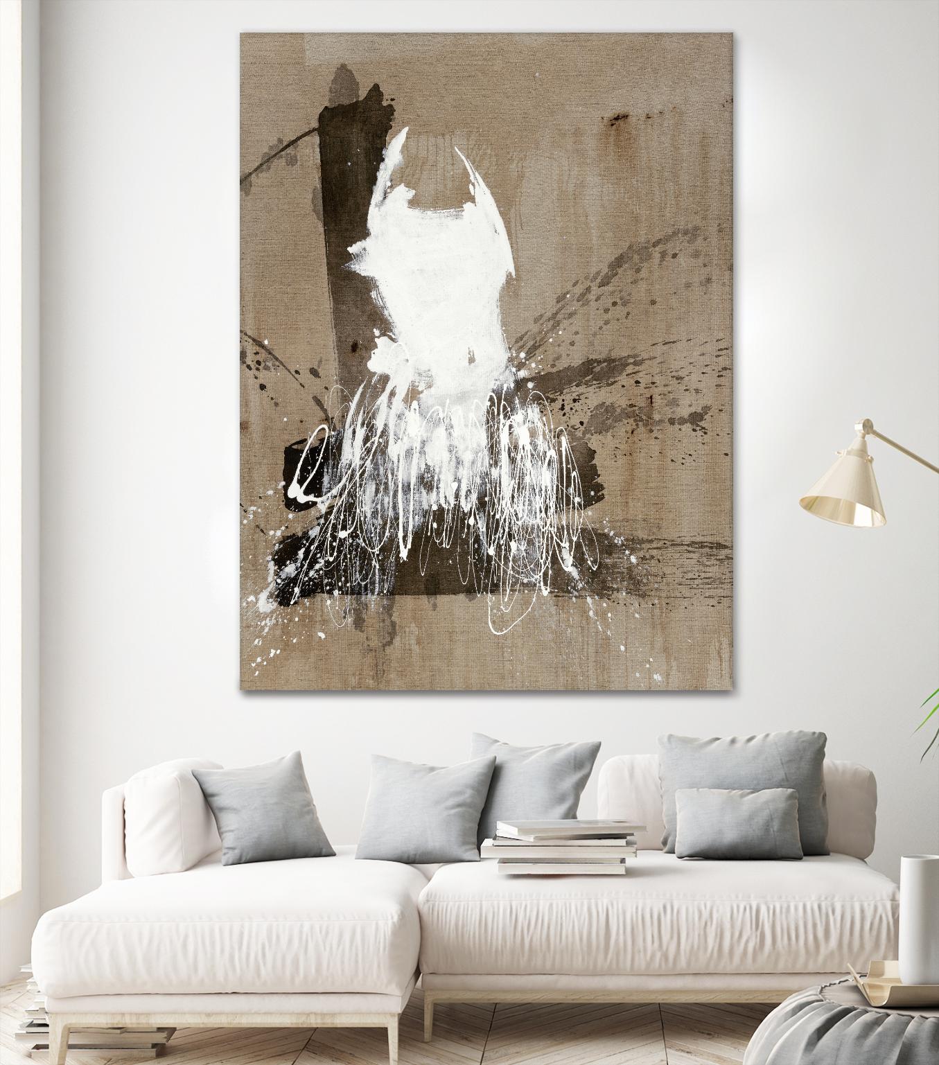 White Dress 2 by Paul Ngo on GIANT ART - black abstract
