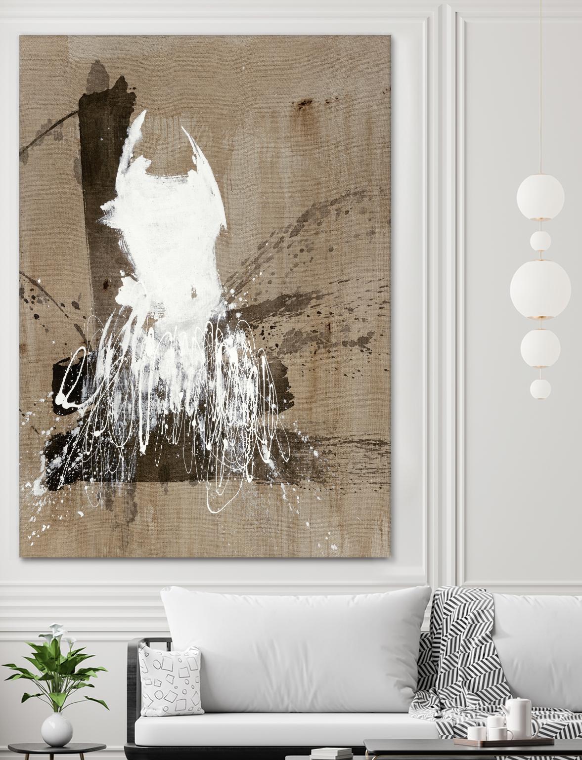 White Dress 2 by Paul Ngo on GIANT ART - black abstract