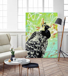 Peacock by Urban Soule on GIANT ART - green animals oiseau