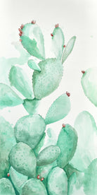 Turquoise Desert 2 by Allyson Fukushima on GIANT ART - green floral