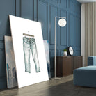 Wearables 2 by NM Studio on GIANT ART - blue figurative fashion