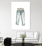Wearables 2 by NM Studio on GIANT ART - blue figurative fashion