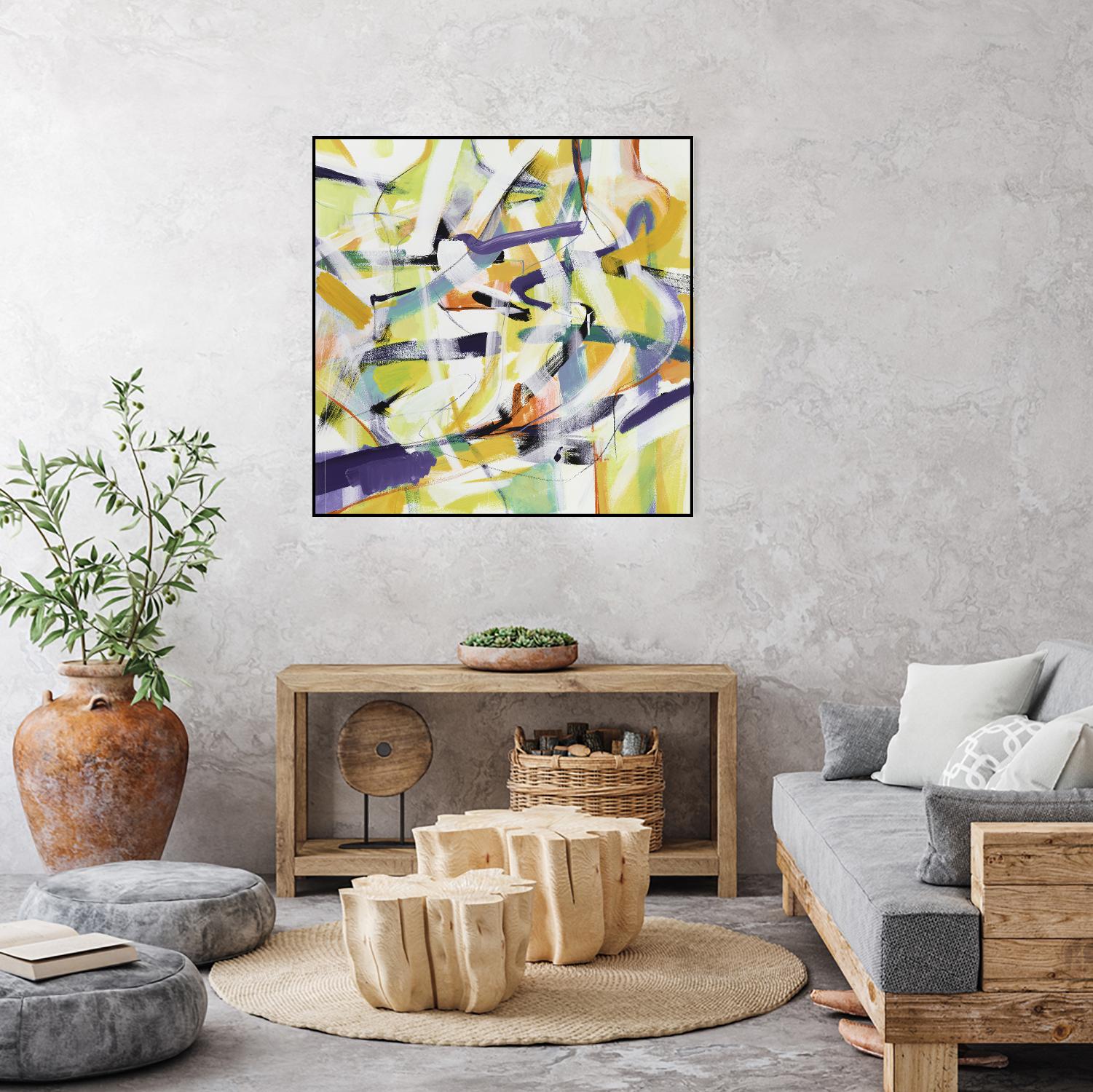 Here and There 4 - Recolor by Akiko Hiromoto on GIANT ART - purple abstract