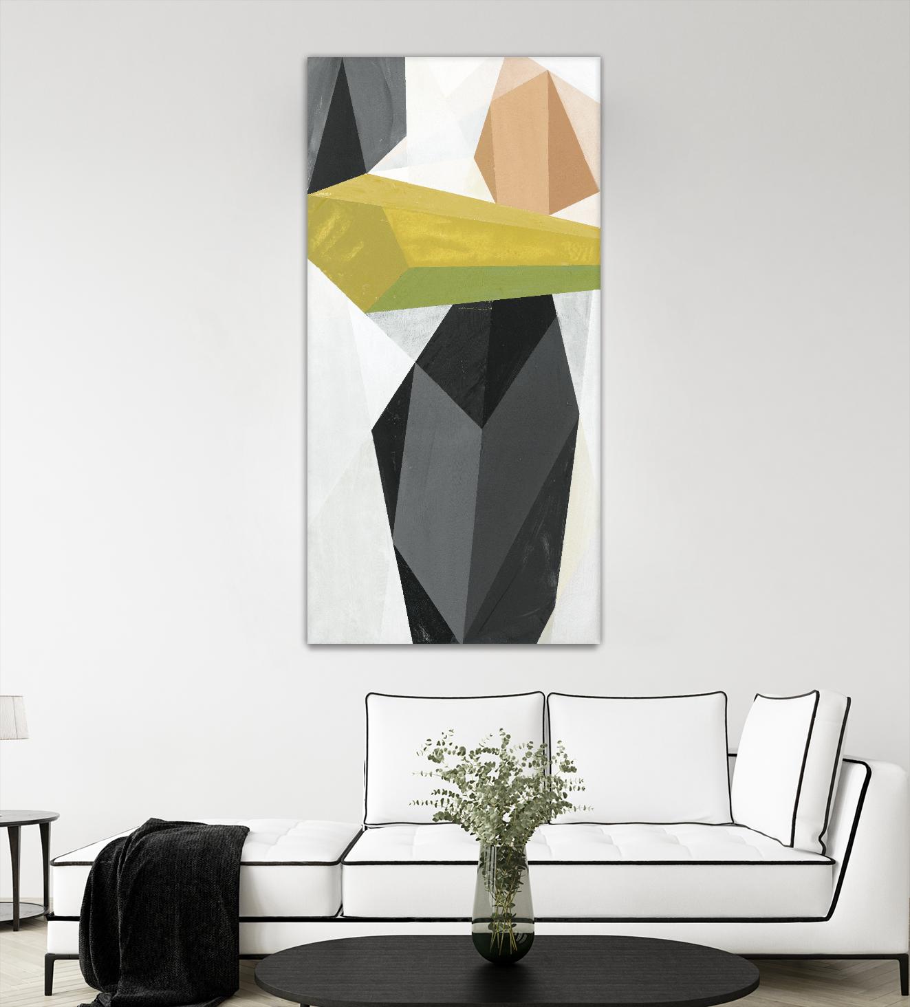 Glass Vase 2 - Recolor by Akiko Hiromoto on GIANT ART - yellow abstract
