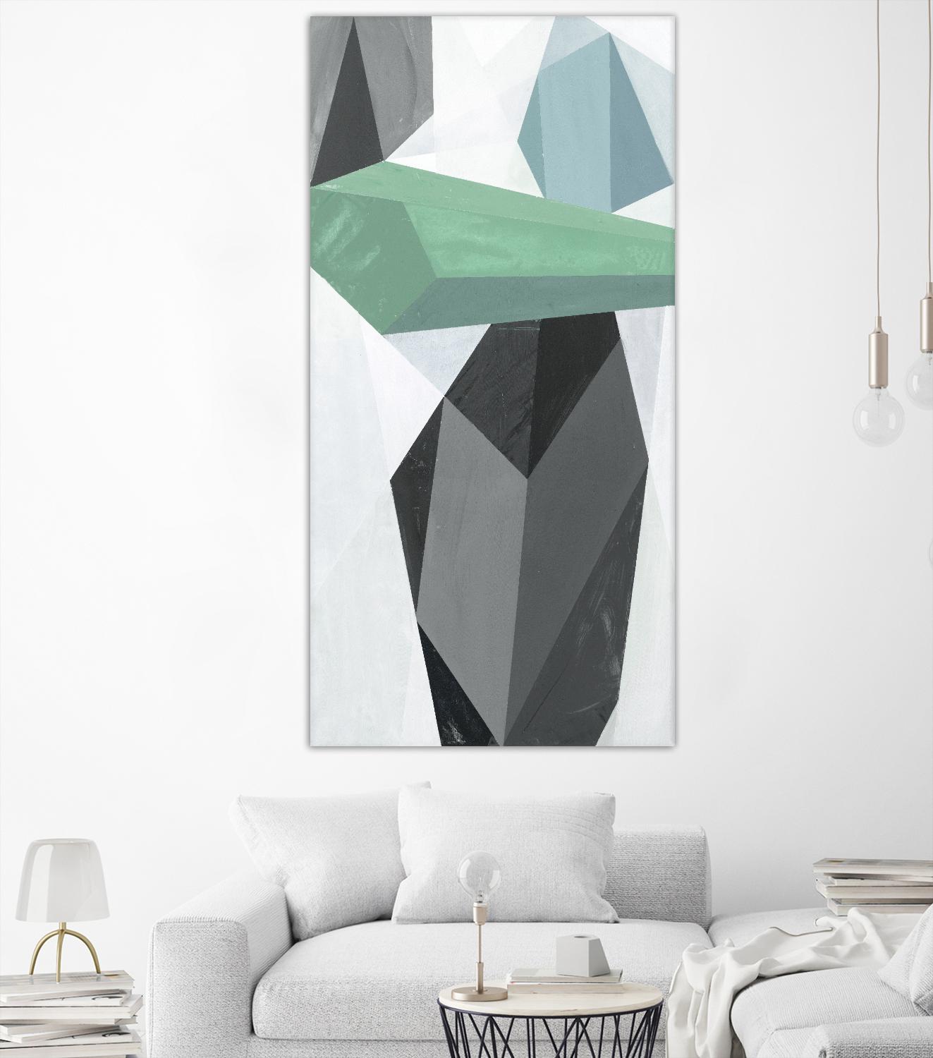 Glass Vase 2 - Recolor by Akiko Hiromoto on GIANT ART - grey abstract