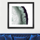Sage Agate B by THE Studio on GIANT ART - green photo art