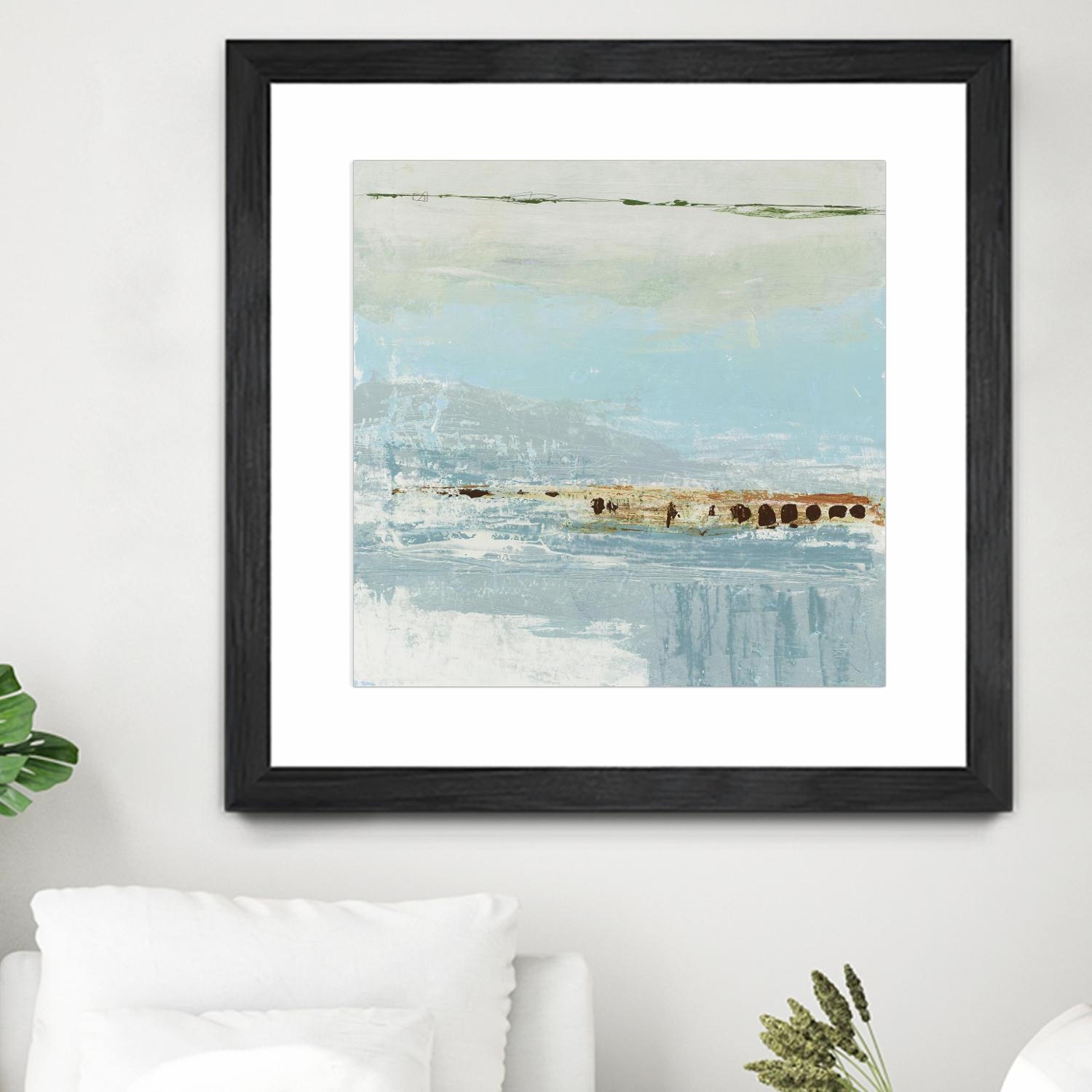 Echo 4 by KG Studio on GIANT ART - blue abstracts beach