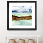 Shore I by Chris Paschke on GIANT ART - green sea scene