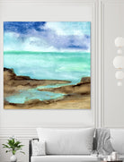 Shore VII by Chris Paschke on GIANT ART - blue sea scene