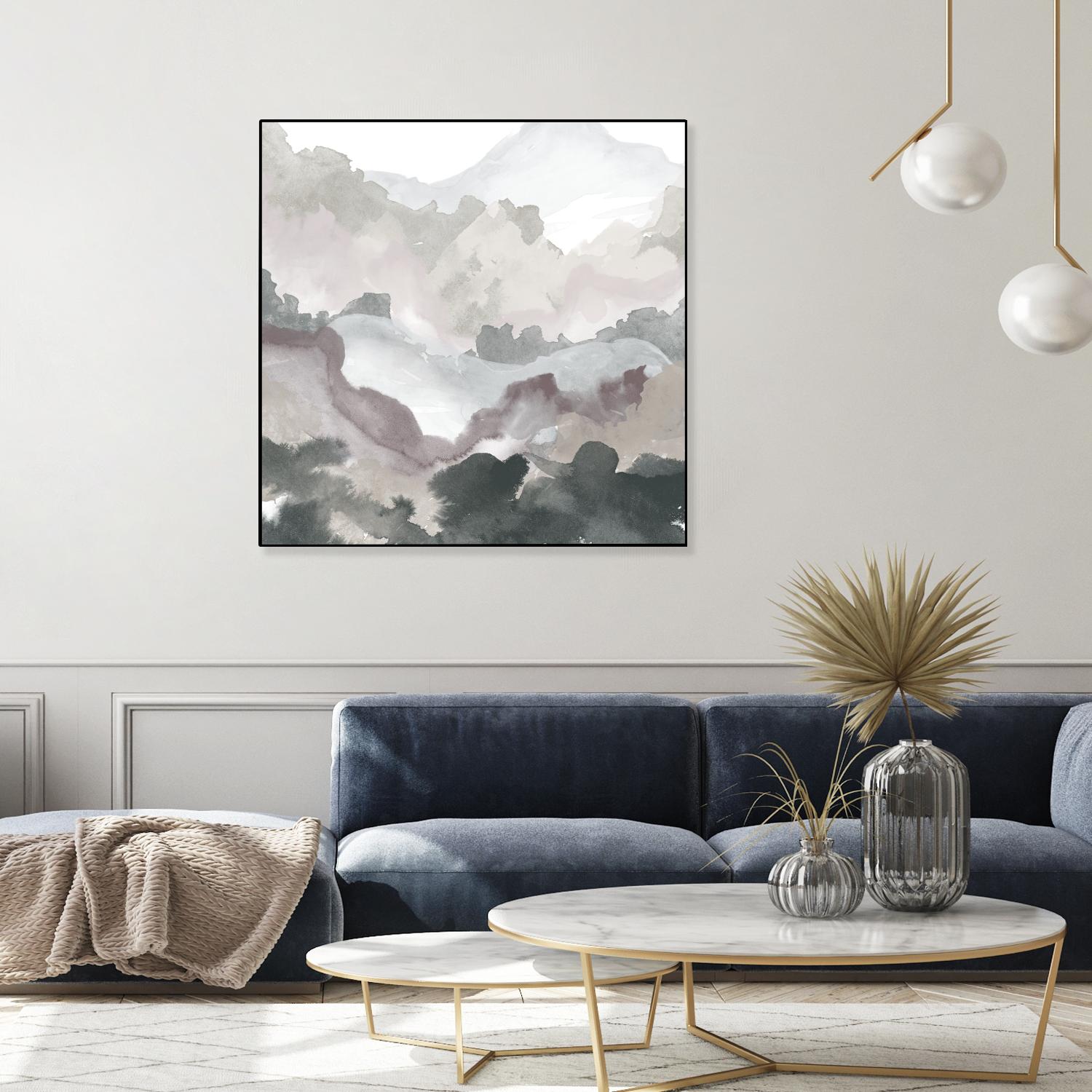 Layers of Winter C by THE Studio on GIANT ART - purple abstract