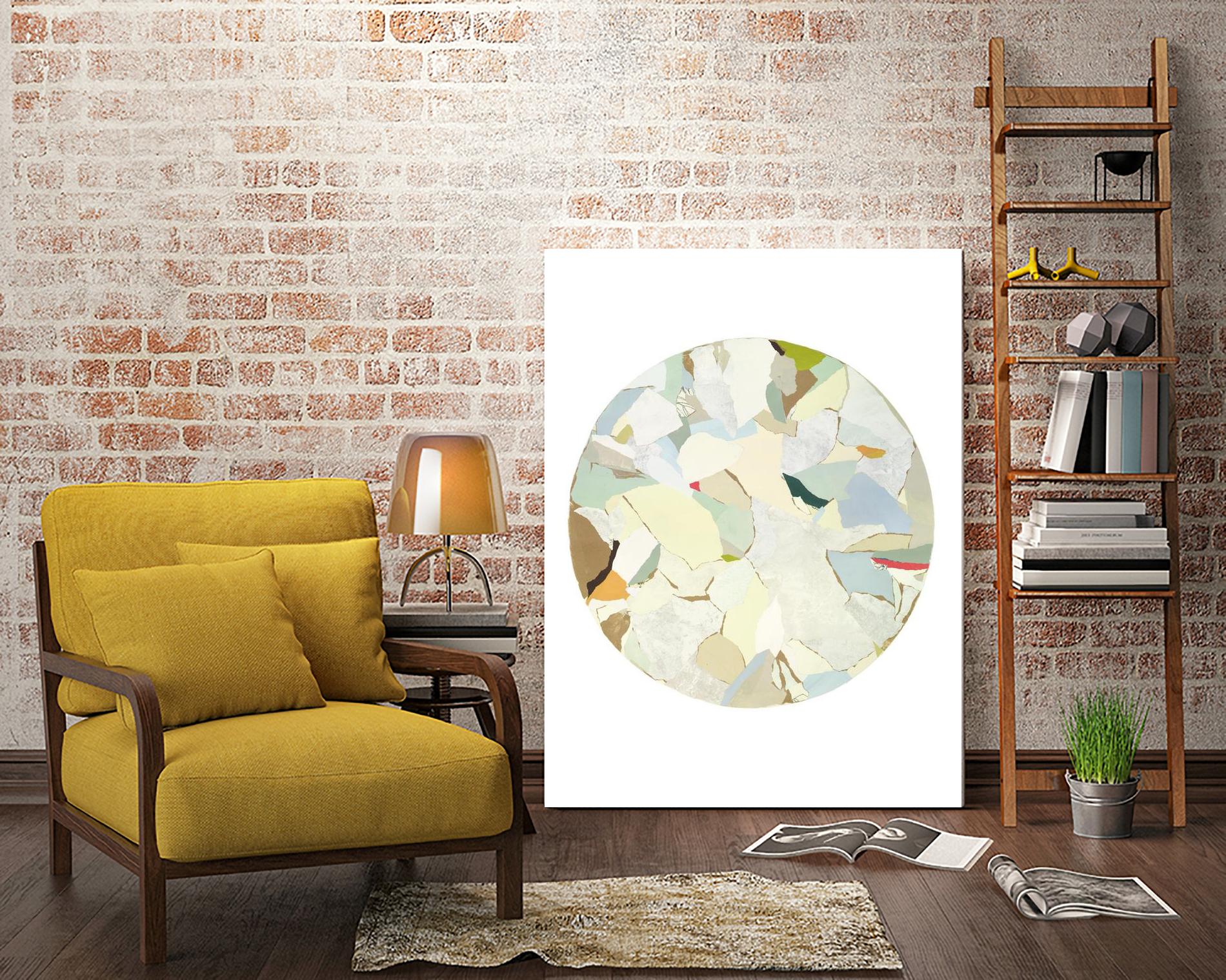 Radial Bliss by KG Studio on GIANT ART - blue abstracts circle