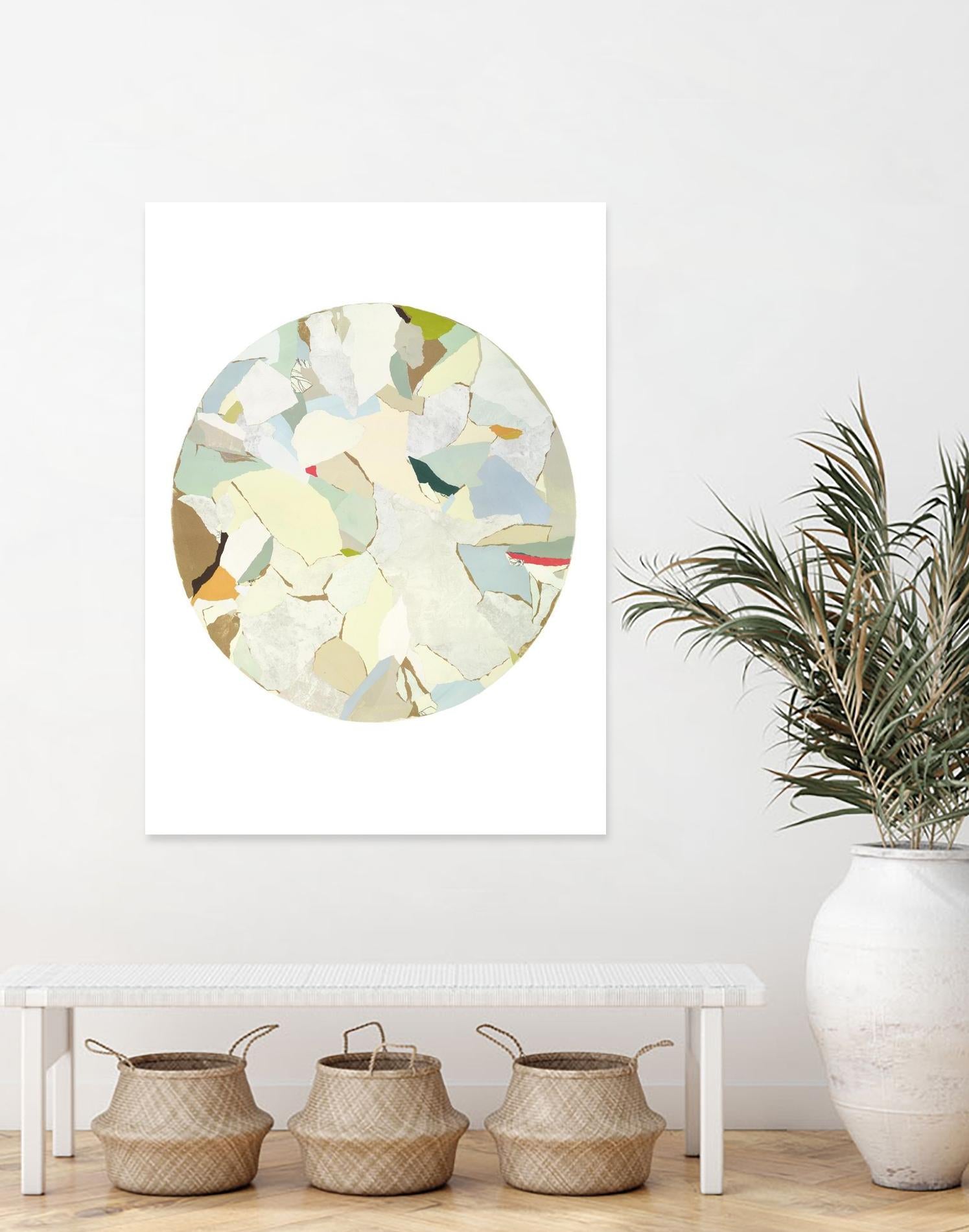Radial Bliss by KG Studio on GIANT ART - blue abstracts circle